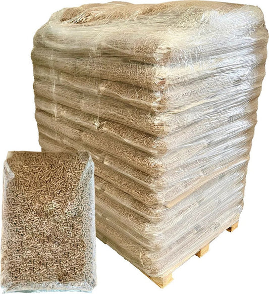 Eichenholzpellets 6 mm – 1020 kg (68x15 kg) – Premium Qualität